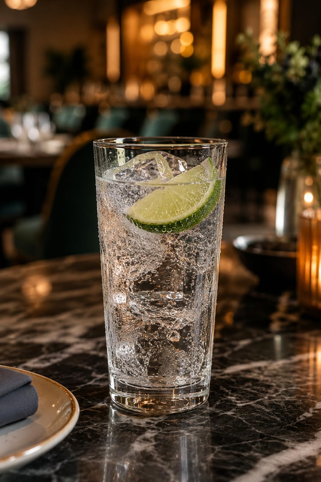 DREAMCO SUPPLIES Highball Glasses, Clear Tall Tumbler, Set of 6, for Cocktails, Coffee, and Mojitos