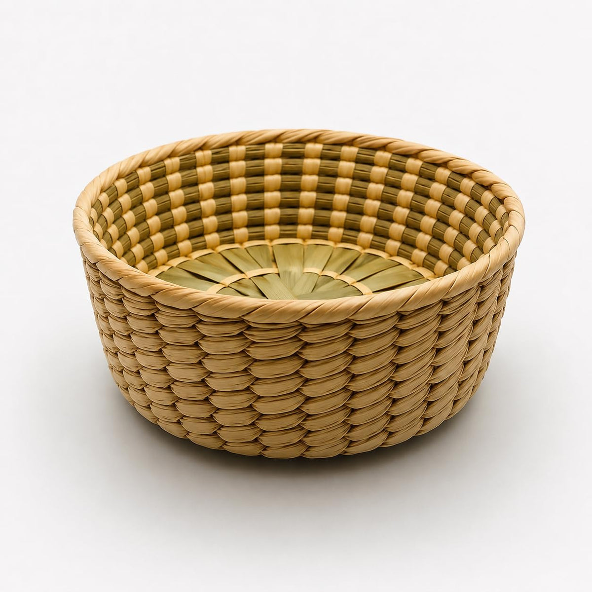 DREAMCO SUPPLIES Handwoven Mexican Tortilla Basket, Palm Straw Tortillero, Decorative Bowl Warmer, Sizes Small, Medium and Large, Handmade in Mexico