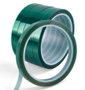 Roll of green powder coating heat-resistant masking tape