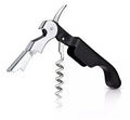 Stainless steel corkscrew kit with foil cutter and bottle opener