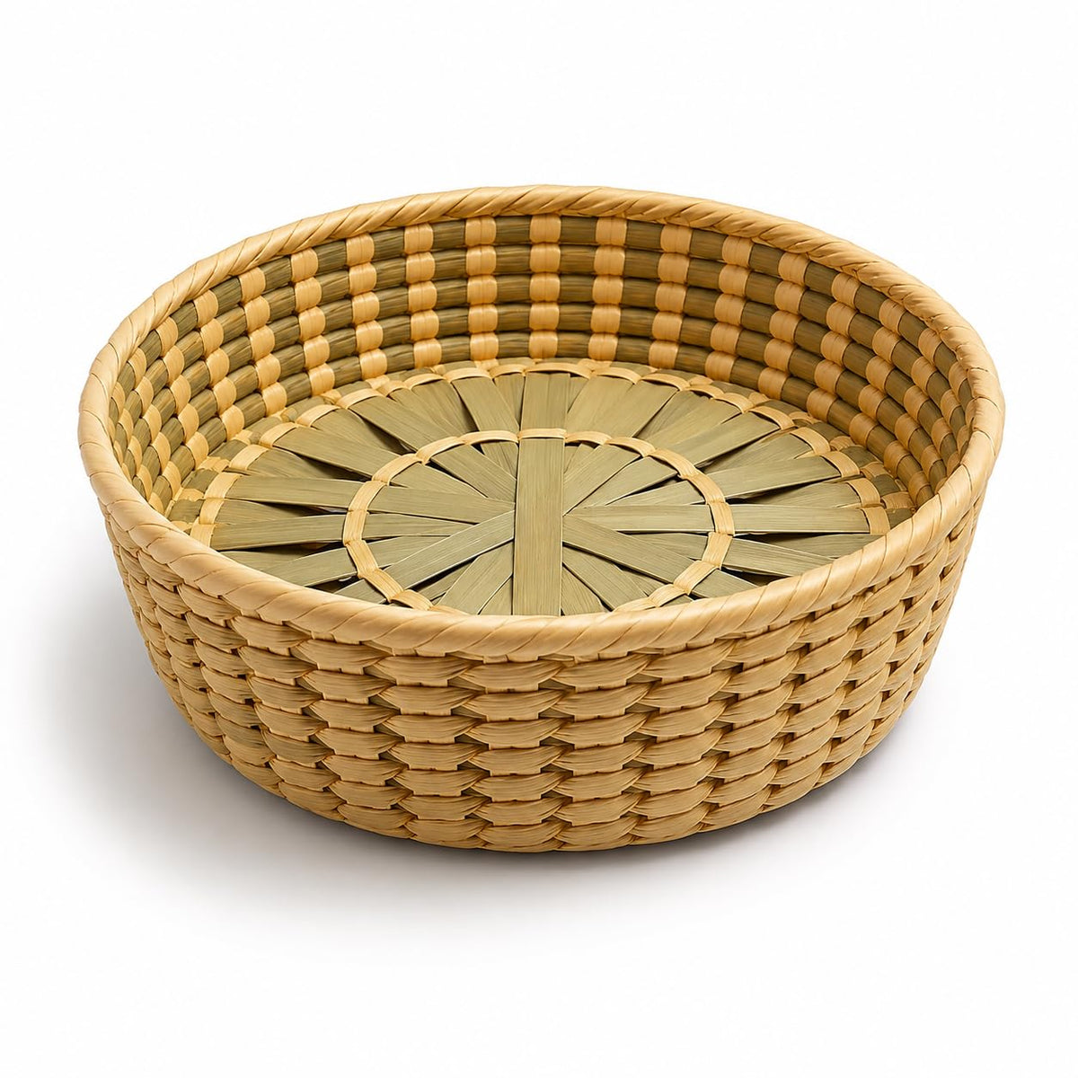 DREAMCO SUPPLIES Handwoven Mexican Tortilla Basket, Palm Straw Tortillero, Decorative Bowl Warmer, Sizes Small, Medium and Large, Handmade in Mexico