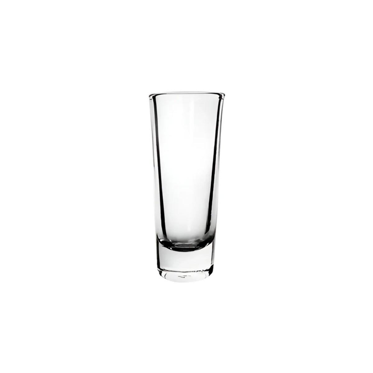 Clear crystal shot glasses, stackable set of 12