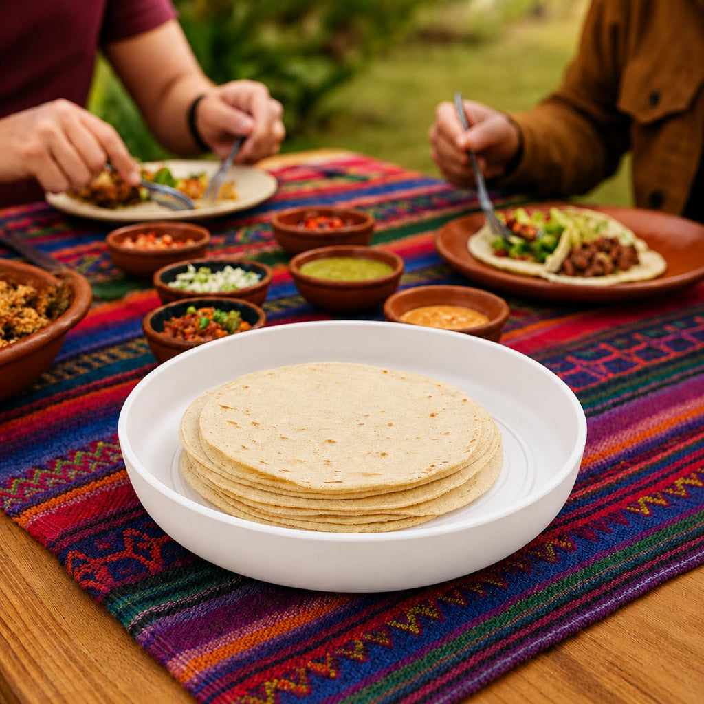 DREAMCO SUPPLIES Tortillero Microwavable Tortilla Warmer-Keeper with Lid – Insulated Plastic Tortilla Holder, Dishwasher Safe – Keeper for Home and Restaurant Use