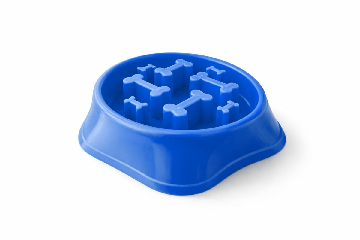 Anti-choking slow feeder dog bowl, 1 cup capacity