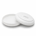 Insulated plastic microwavable tortilla warmer with lid