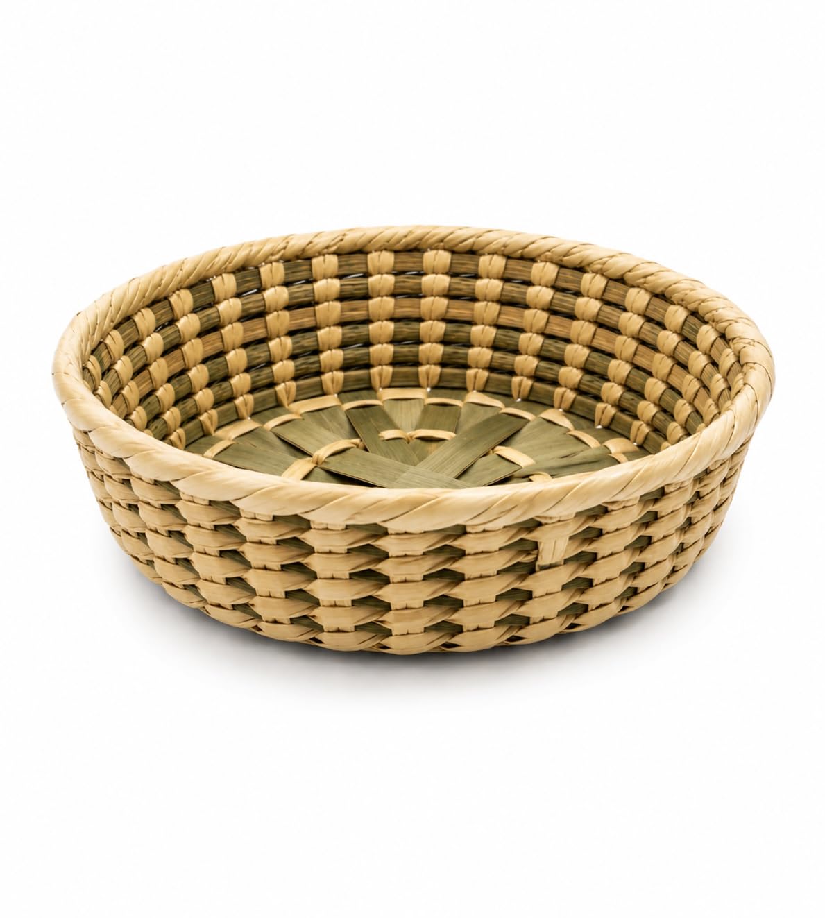 DREAMCO SUPPLIES Handwoven Mexican Tortilla Basket, Palm Straw Tortillero, Decorative Bowl Warmer, Sizes Small, Medium and Large, Handmade in Mexico
