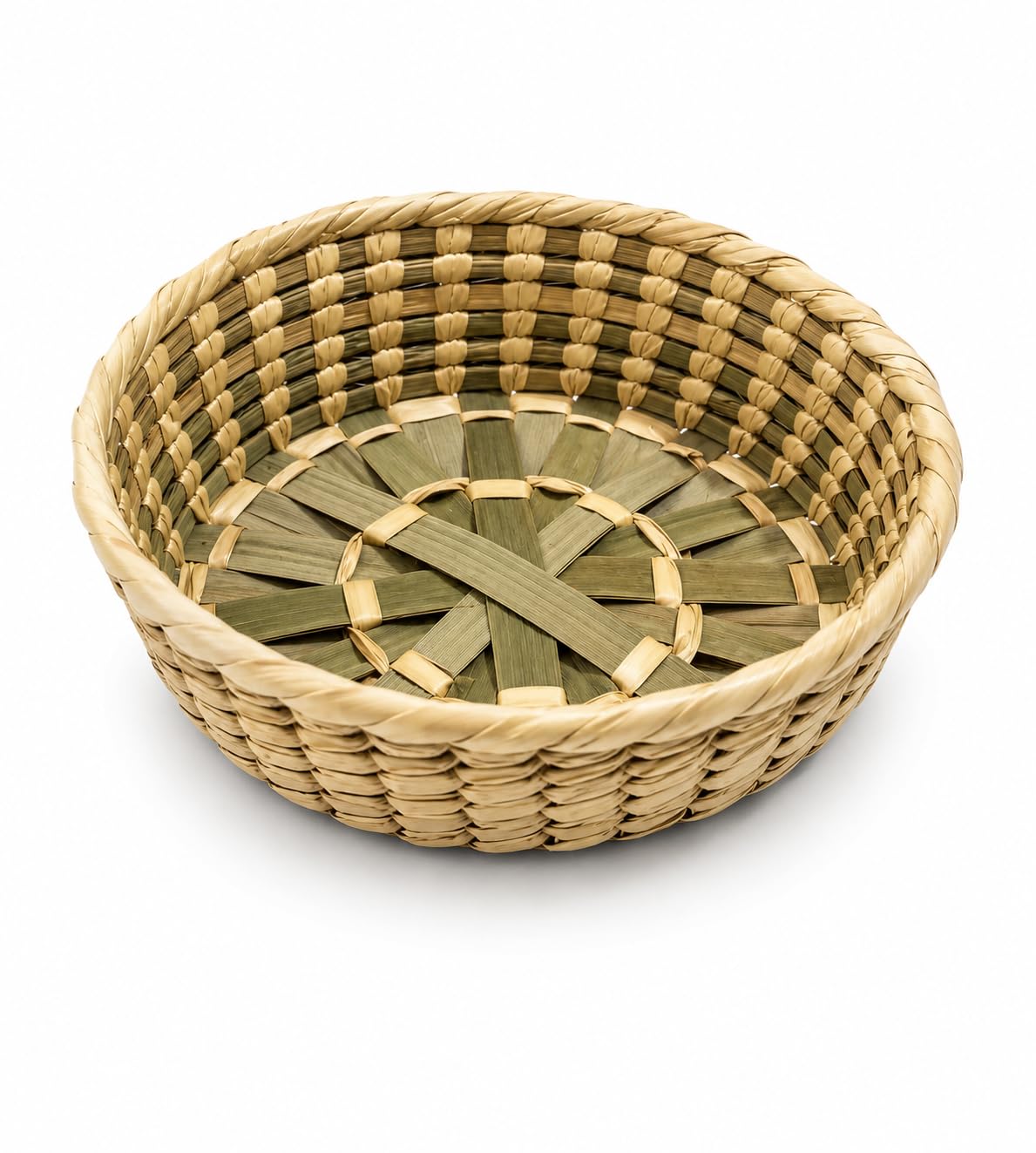 DREAMCO SUPPLIES Handwoven Mexican Tortilla Basket, Palm Straw Tortillero, Decorative Bowl Warmer, Sizes Small, Medium and Large, Handmade in Mexico