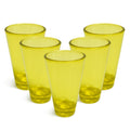 Colored polycarbonate caballito shot glasses, pack of 10