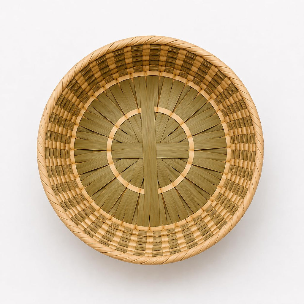 DREAMCO SUPPLIES Handwoven Mexican Tortilla Basket, Palm Straw Tortillero, Decorative Bowl Warmer, Sizes Small, Medium and Large, Handmade in Mexico