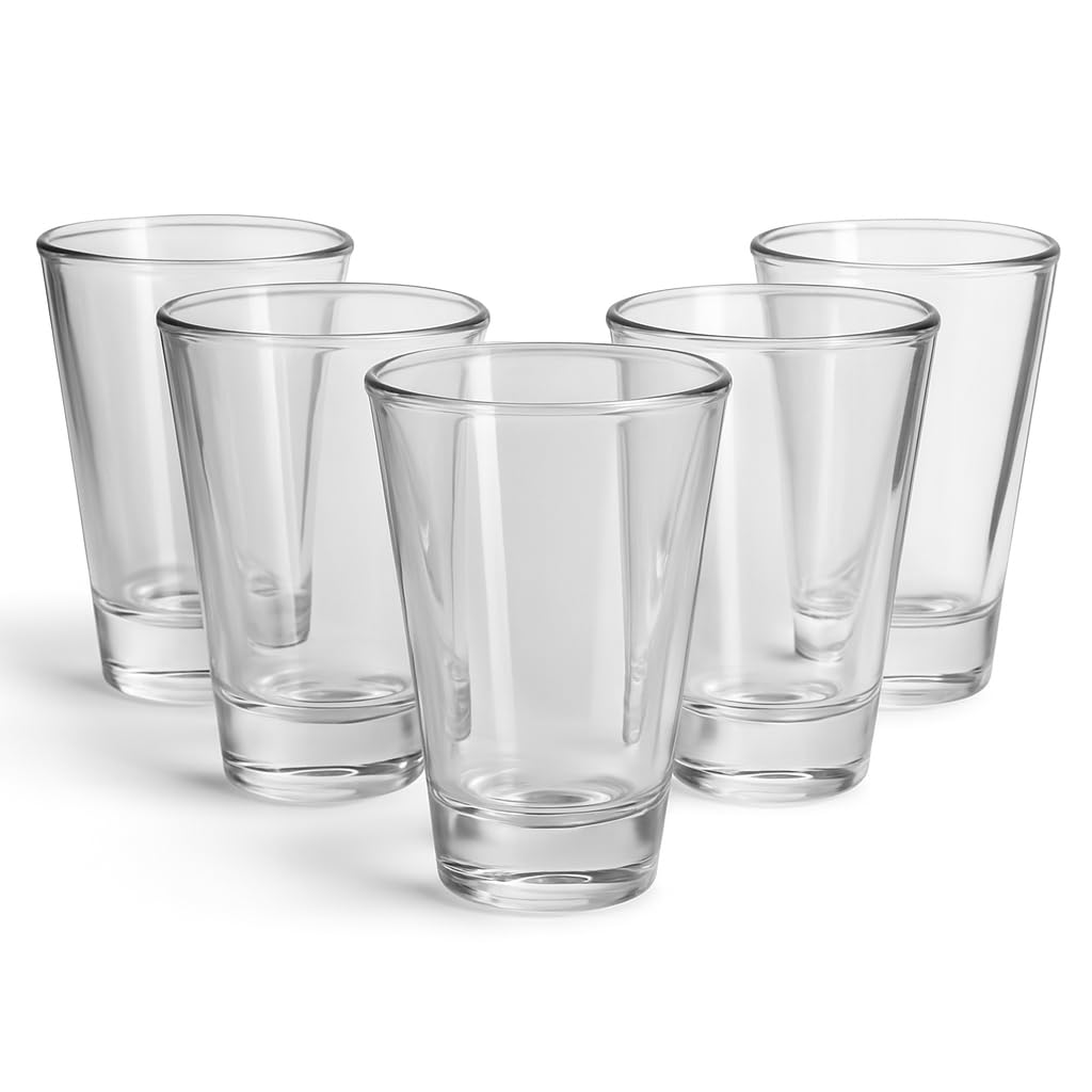 Colored polycarbonate caballito shot glasses, pack of 10