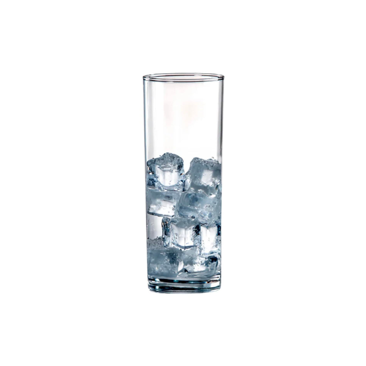 DREAMCO SUPPLIES Highball Glasses, Clear Tall Tumbler, Set of 6, for Cocktails, Coffee, and Mojitos