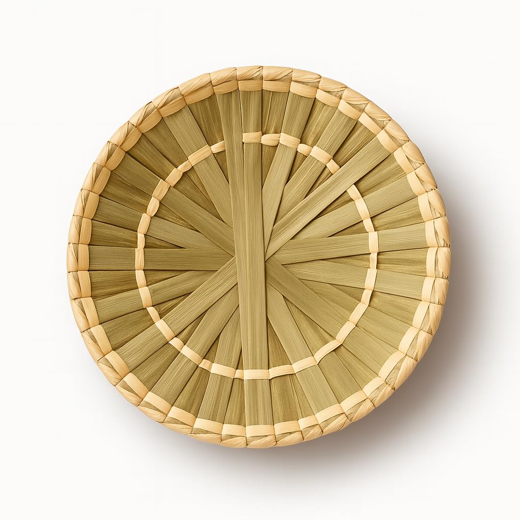 DREAMCO SUPPLIES Handwoven Mexican Tortilla Basket, Palm Straw Tortillero, Decorative Bowl Warmer, Sizes Small, Medium and Large, Handmade in Mexico