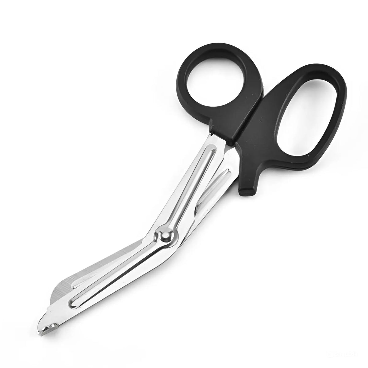 Stainless steel nurse trauma shears with non-stick coated blades