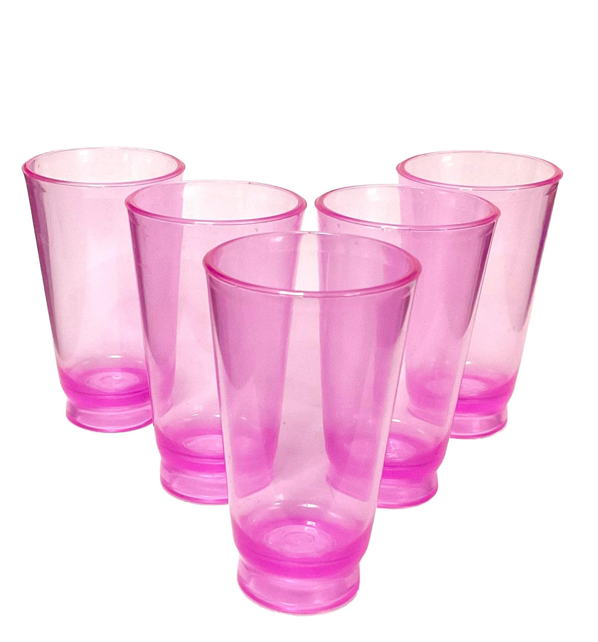 Shots Colored Polycarbonate Plastic Caballito - Pack of 10 1.5 oz Each